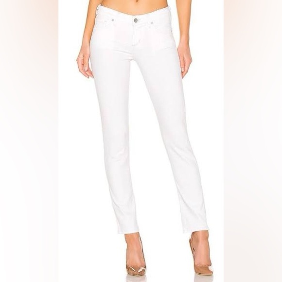 Citizens Of Humanity Denim - Citizens of Humanity - Racer Low Rise Skinny in Sea Salt white denim Jean- 27